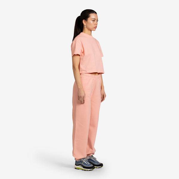Women's NRG Solo Swoosh Fleece Pants Bleached Coral | White