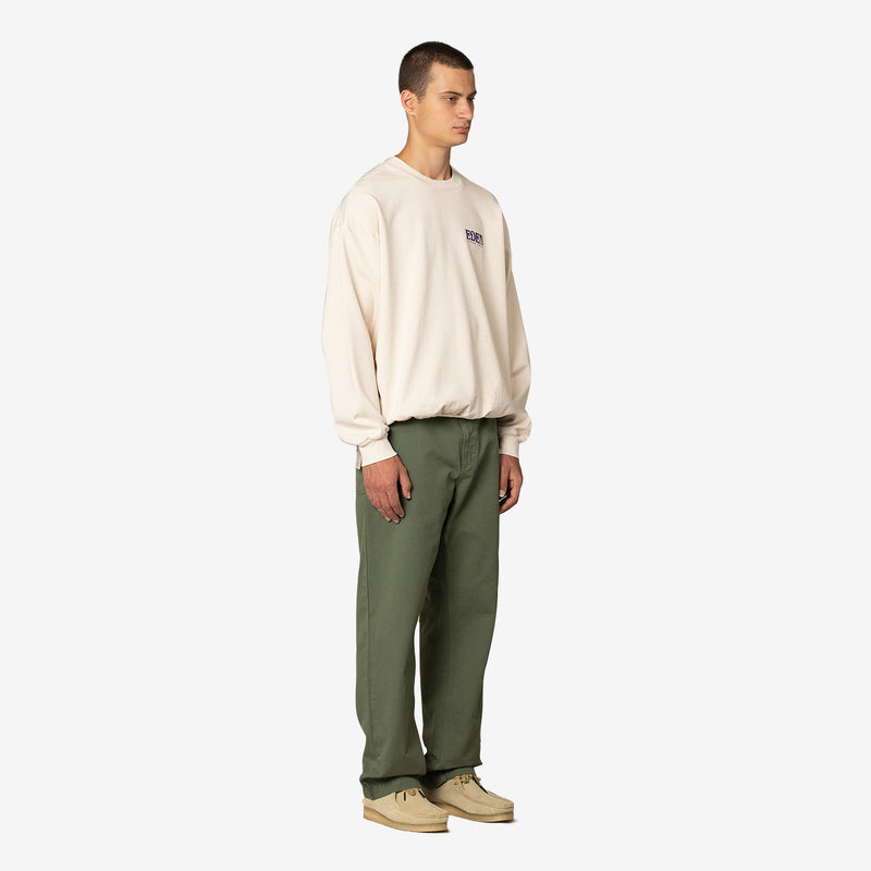 Eden Recycled Crewneck Beige | Navy