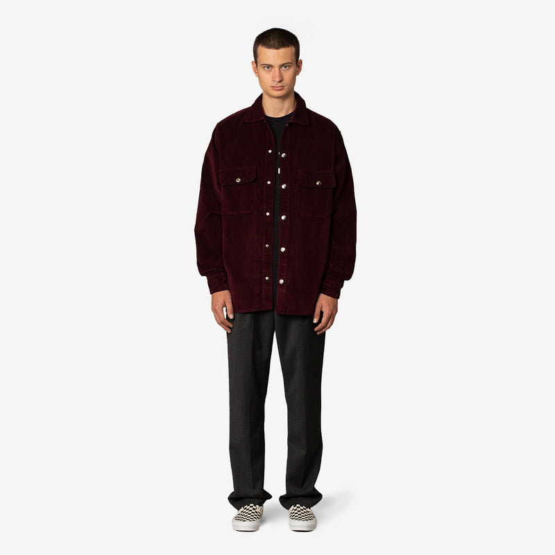 Cor Straight Over Shirt Plum