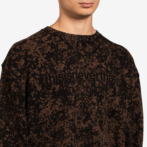 Pixel Sweater Brown | Black