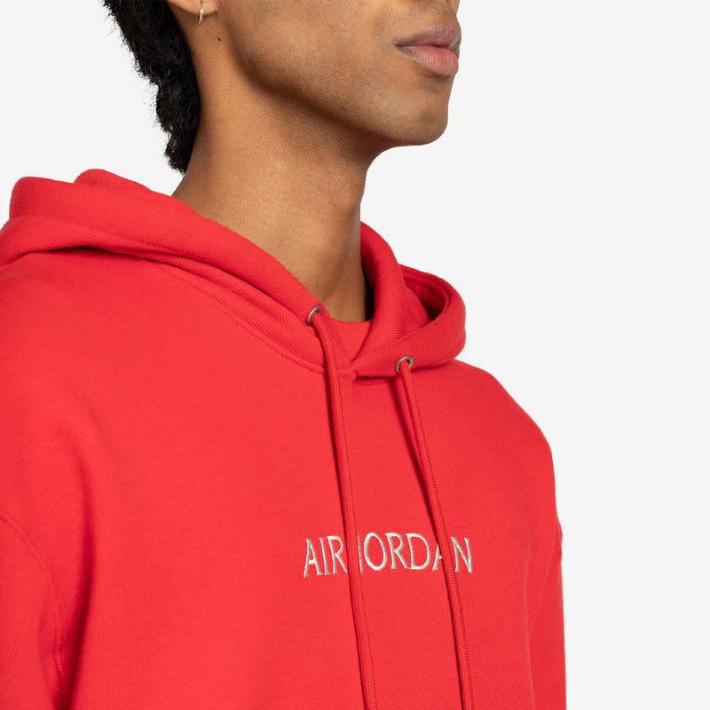 Air Jordan Wordmark Hoodie Fire Red | Sail