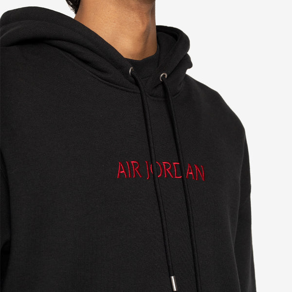 Air Jordan Wordmark Hoodie Black | Gym Red