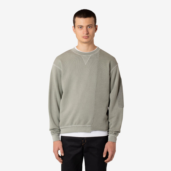 Reconstructed Vintage Crew Washed Sage