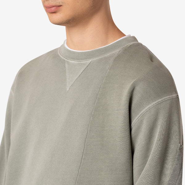 Reconstructed Vintage Crew Washed Sage