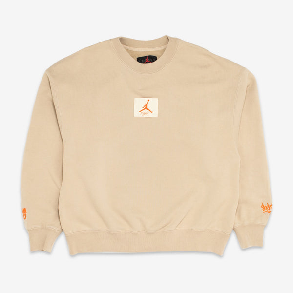 Women's Shelflife x Jordan Crewneck Sweatshirt Rattan | Total Orange