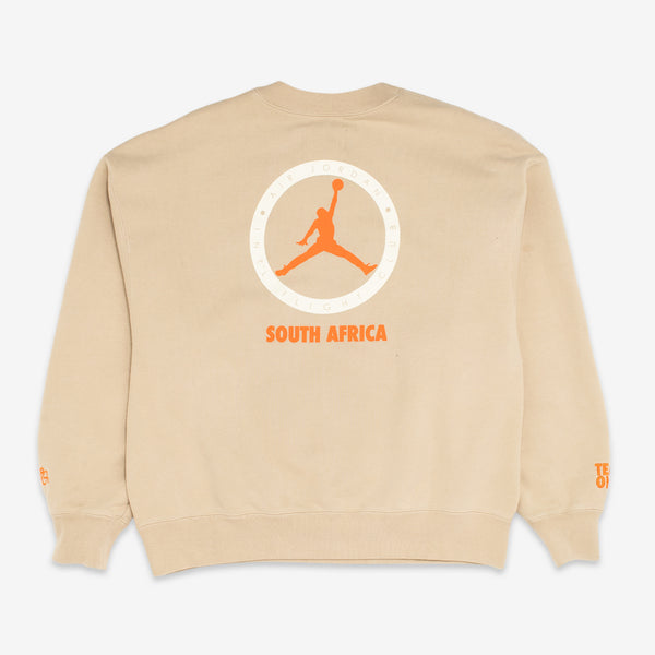 Women's Shelflife x Jordan Crewneck Sweatshirt Rattan | Total Orange