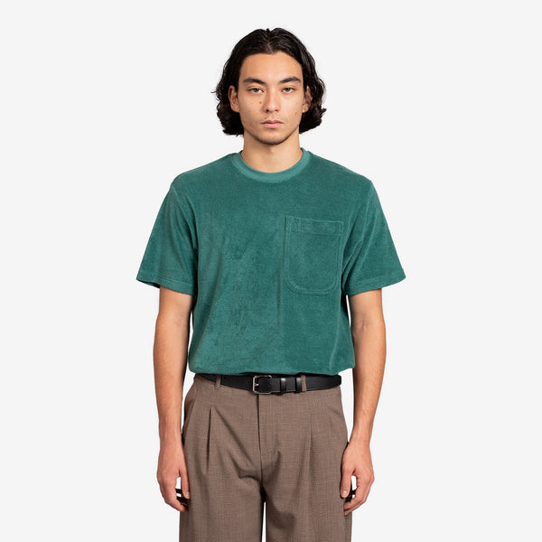 Velloso T-Shirt Grainy Dark Green