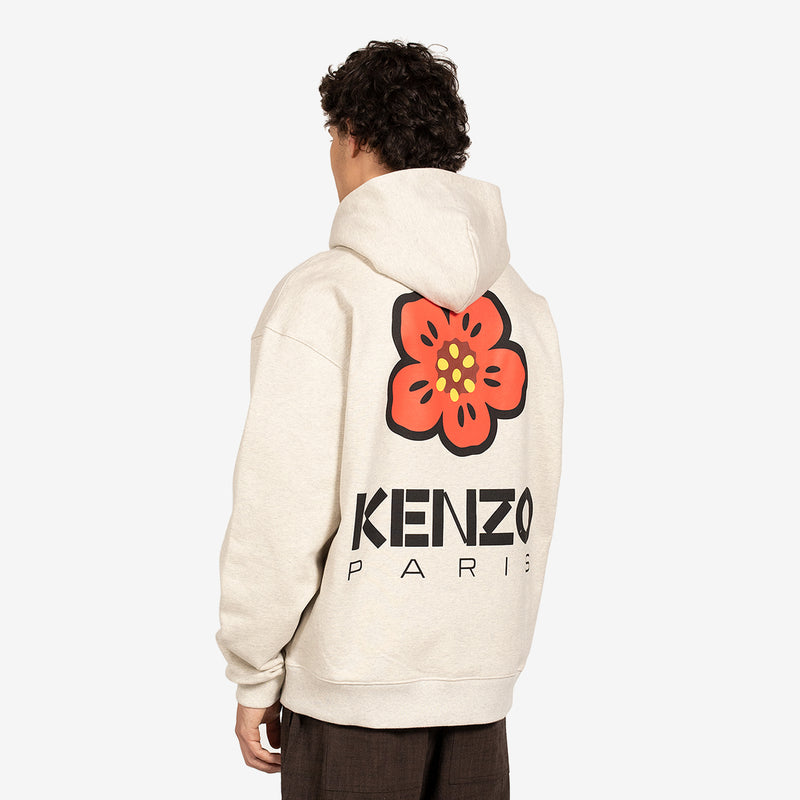 BOKE FLOWER' Hoodie Pale Grey