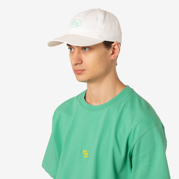 JBS 6 Panel Cap White