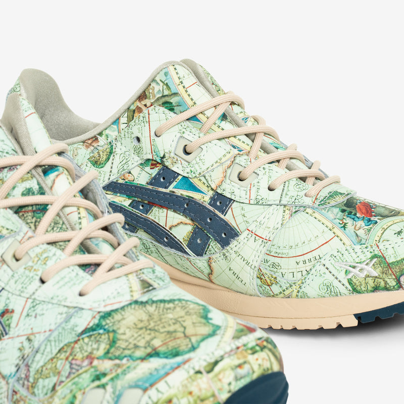 Atmos x Gel-Lyte III OG 'Aged Map' Ice Green | Midnight Blue