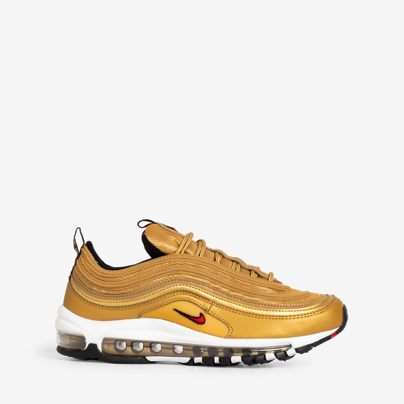 Women's Air Max 97 OG 'Gold Bullet' Metallic Gold | Varsity Red | Black | White