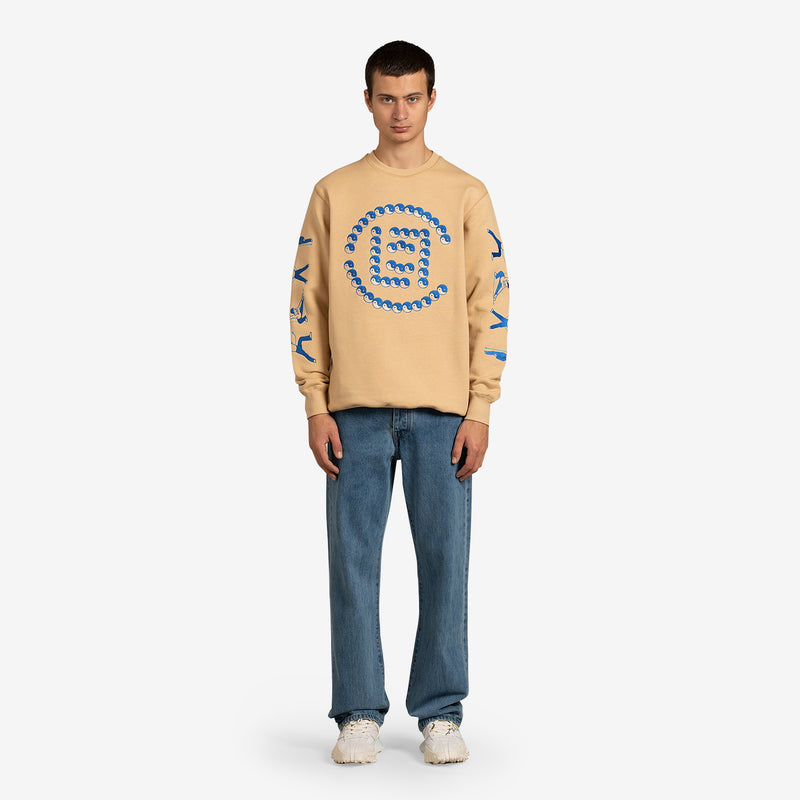 Kung Fu Practice Sweatshirt Khaki