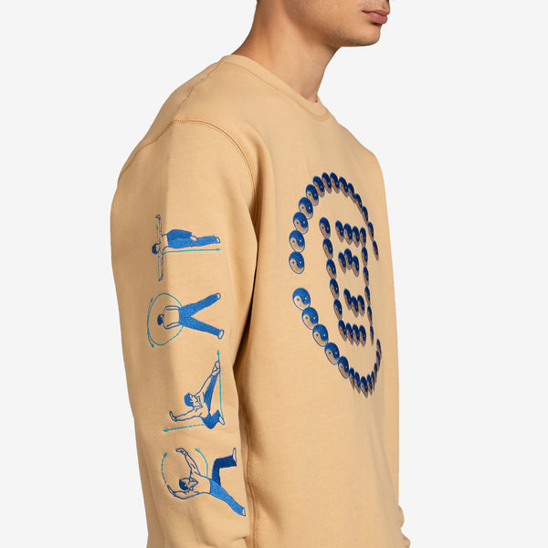 Kung Fu Practice Sweatshirt Khaki