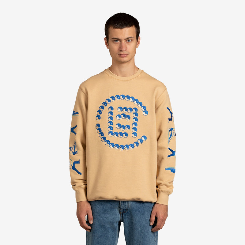 Kung Fu Practice Sweatshirt Khaki