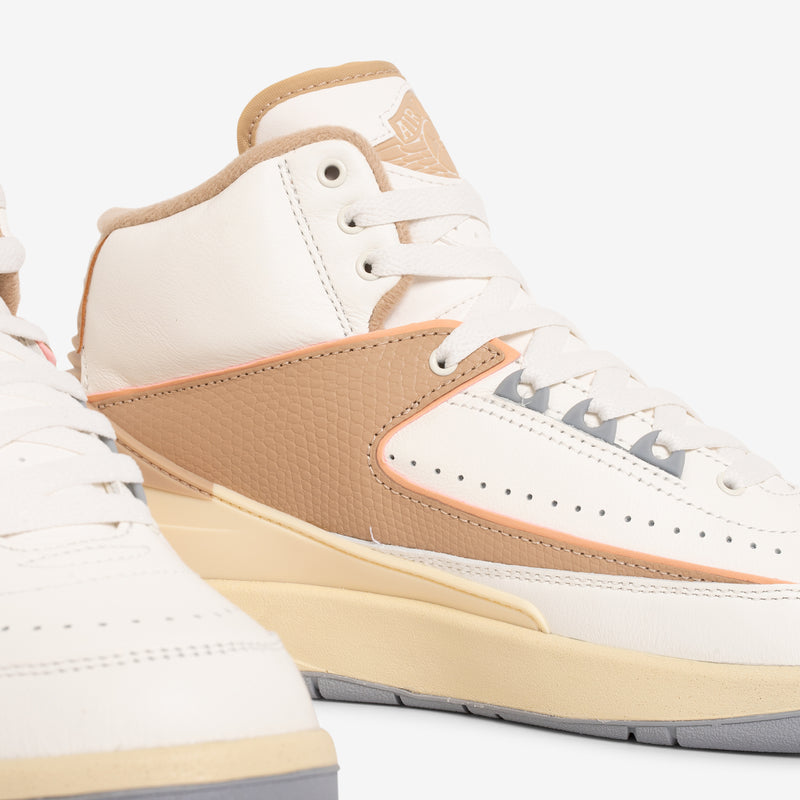 Women's Air Jordan 2 Retro Sail | Desert | Sunset Haze | Muslin Footwear