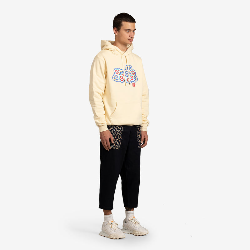 Pixel Cloud Hoodie White