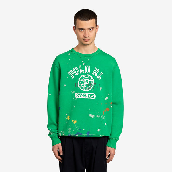 Polo RL Logo Fleece Sweatshirt Cruise Green