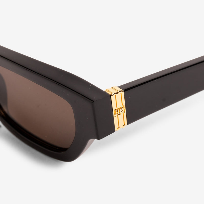 Ball Black | Gold | Brown Lens Eyewear