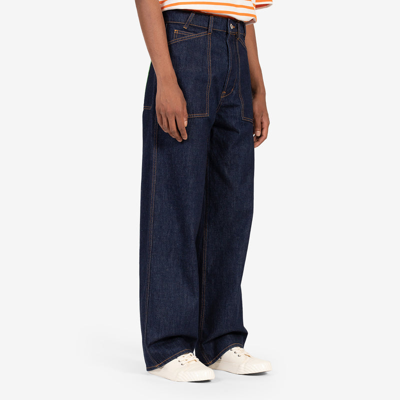 Rinse Sailor Loose Jeans Rinse Blue