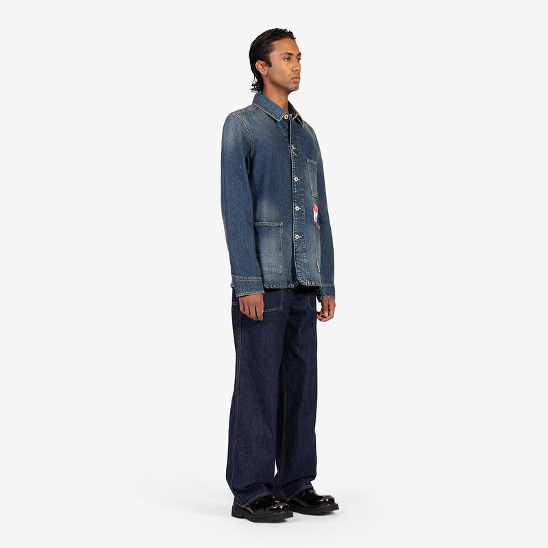 Dark Stone Workwear Denim Jacket Jackets