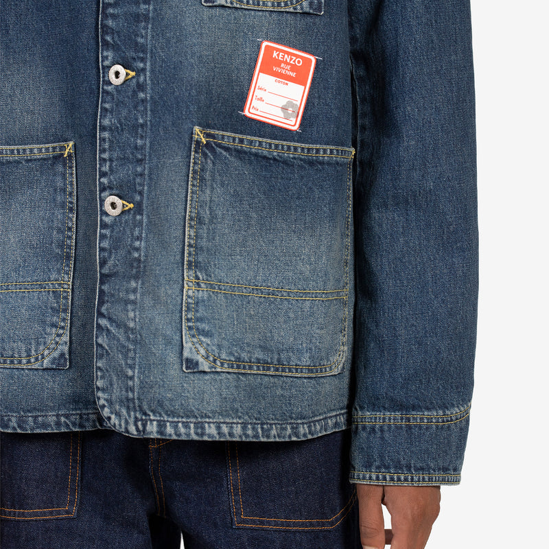 Dark Stone Workwear Denim Jacket Jackets