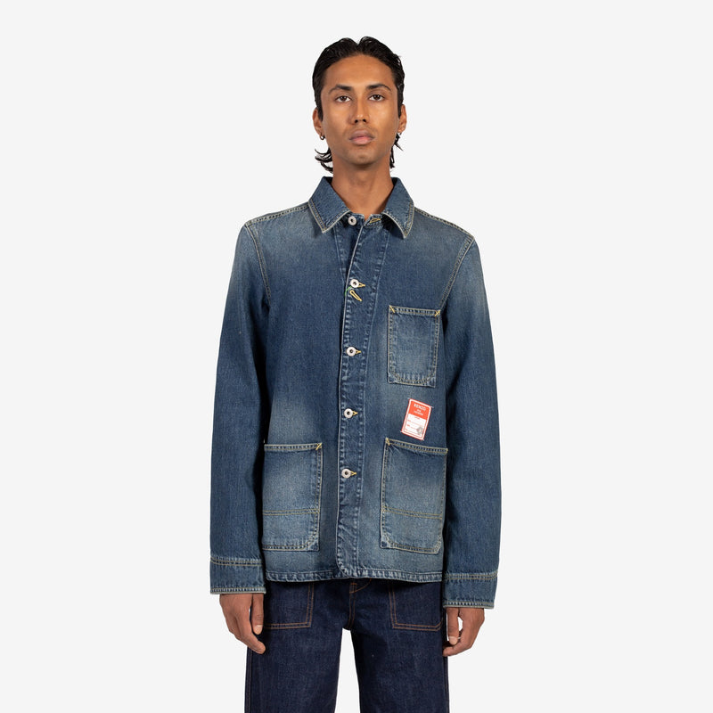 Dark Stone Workwear Denim Jacket Jackets