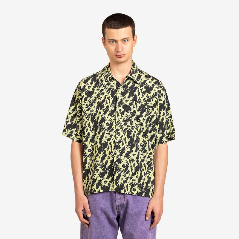 Metal Hawaiian Shirt Yellow