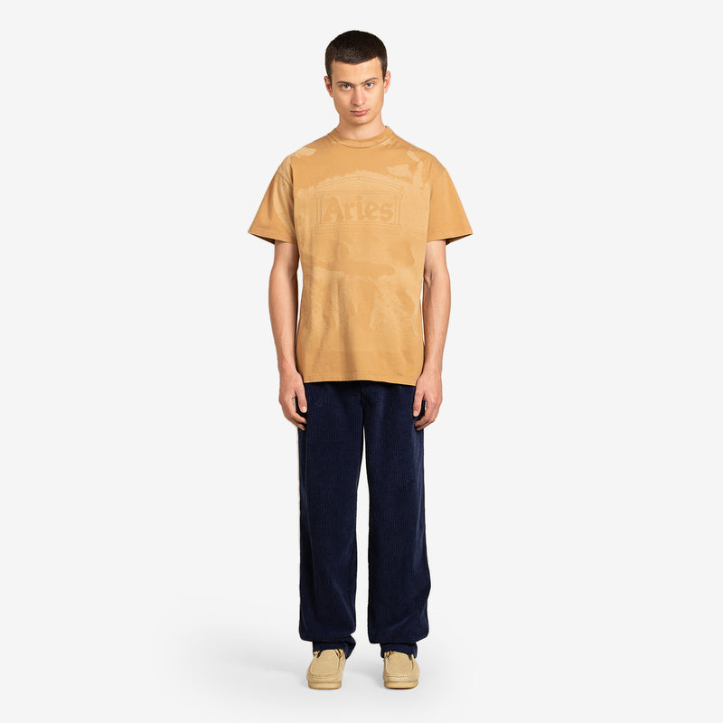 Lasered Mega Temple Tee Camel