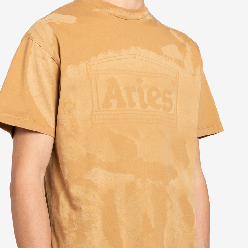 Lasered Mega Temple Tee Camel