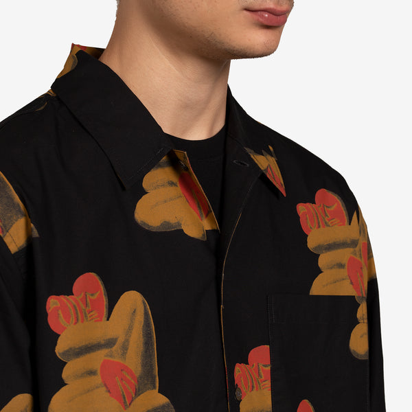 David JM Street Fink Shirt Black