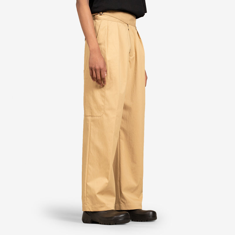Cargo Trousers Beige Pants