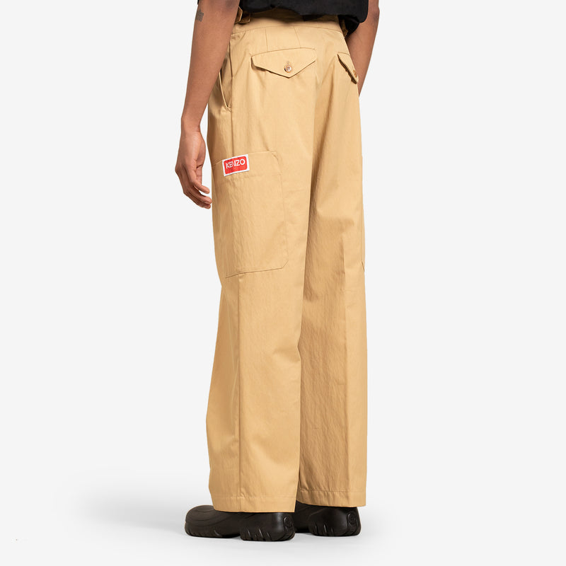 Cargo Trousers Beige Pants