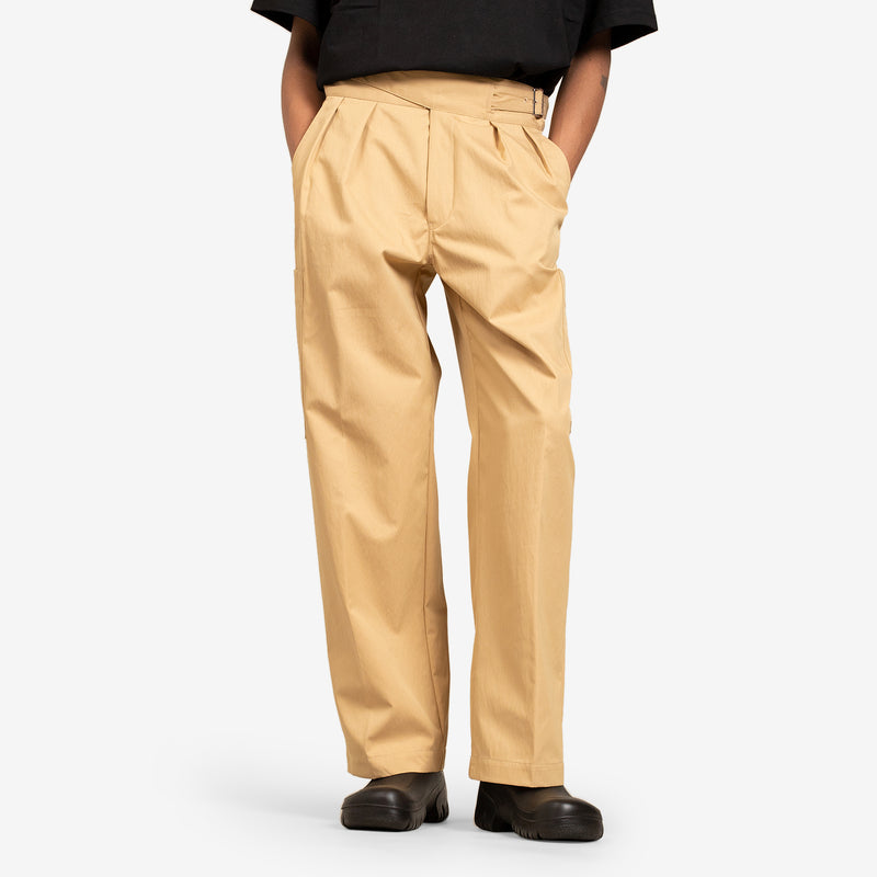 Cargo Trousers Beige Pants
