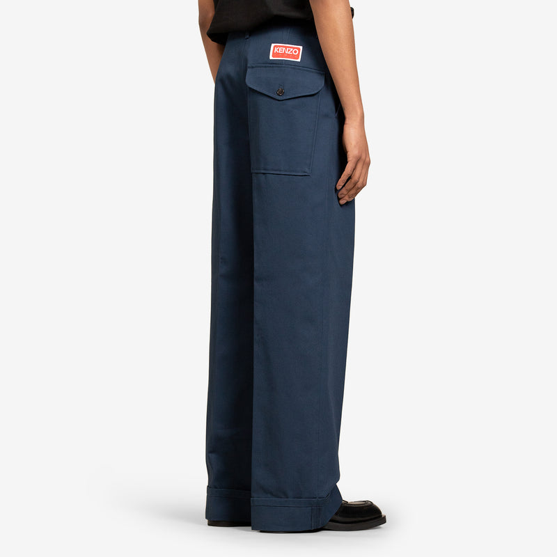 Relaxed Tailored Pants Midnight Blue