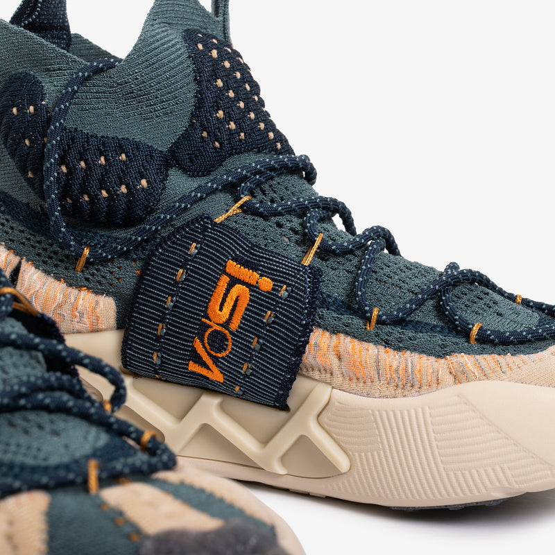 ISPA Sense Flyknit Mineral Slate | Magma Orange | Rattan Footwear