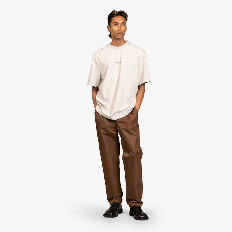 Tapered Trousers Brown Pants