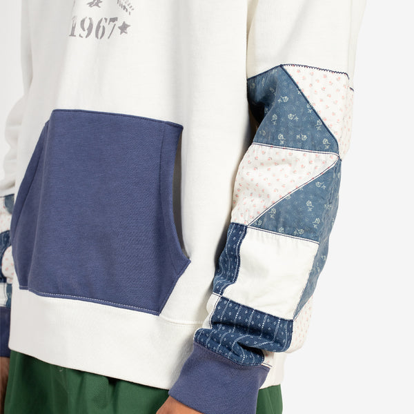 Logo Distressed Fleece Hoodie Nevis