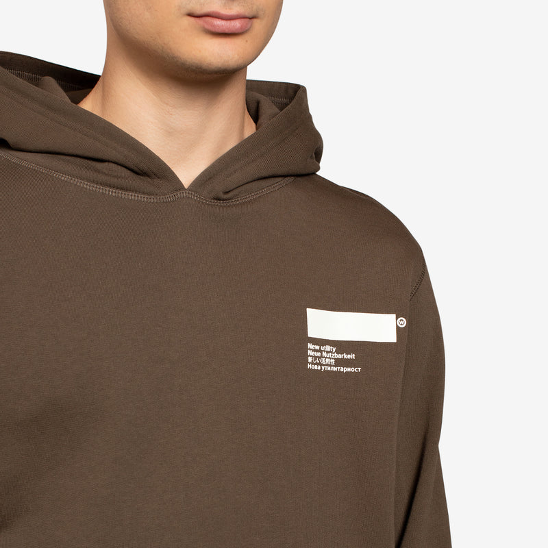 Standardised Hoodie Olive Brown | Phosphorescent