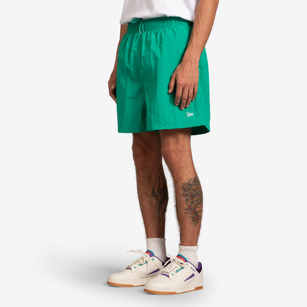 Basic Nylon Swim Shorts Parakeet