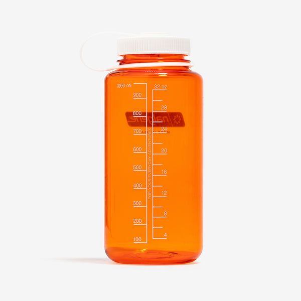 Wide Mouth Tritan Bottle 1000ml Orange | White