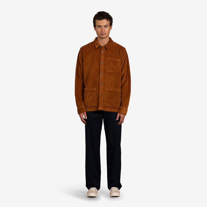 Variegated Cord Overshirt Thrush