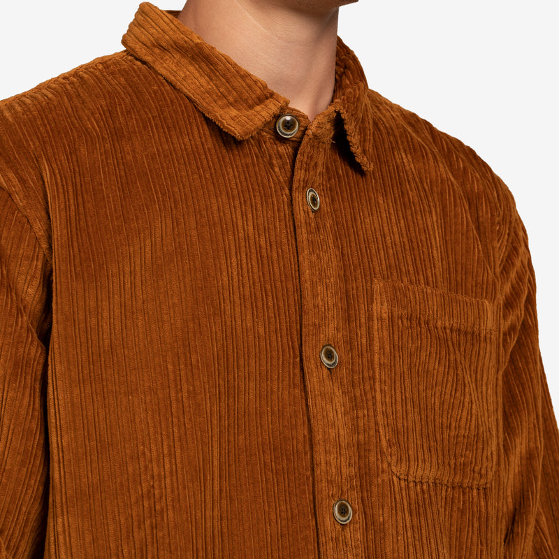 Variegated Cord Overshirt Thrush