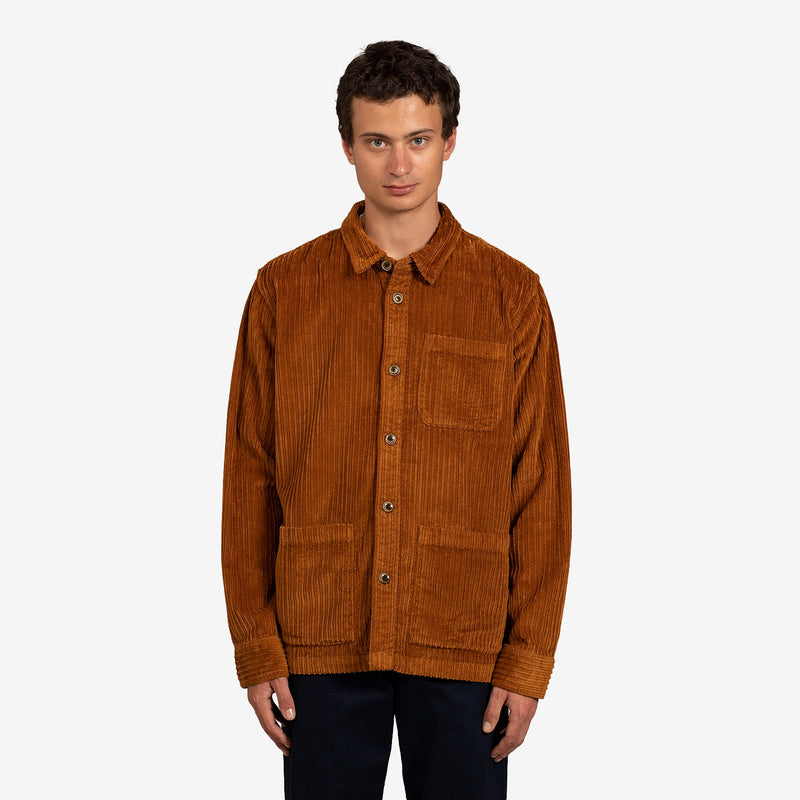 Variegated Cord Overshirt Thrush