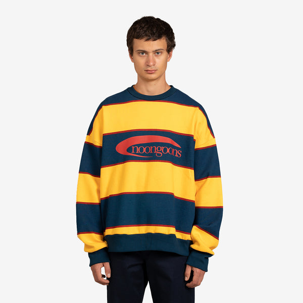 Big Stripe Icon Sweatshirt Navy | Yellow | Burgundy