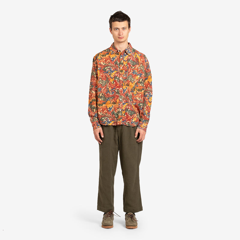 Marbleized Longsleeve Shirt Multi