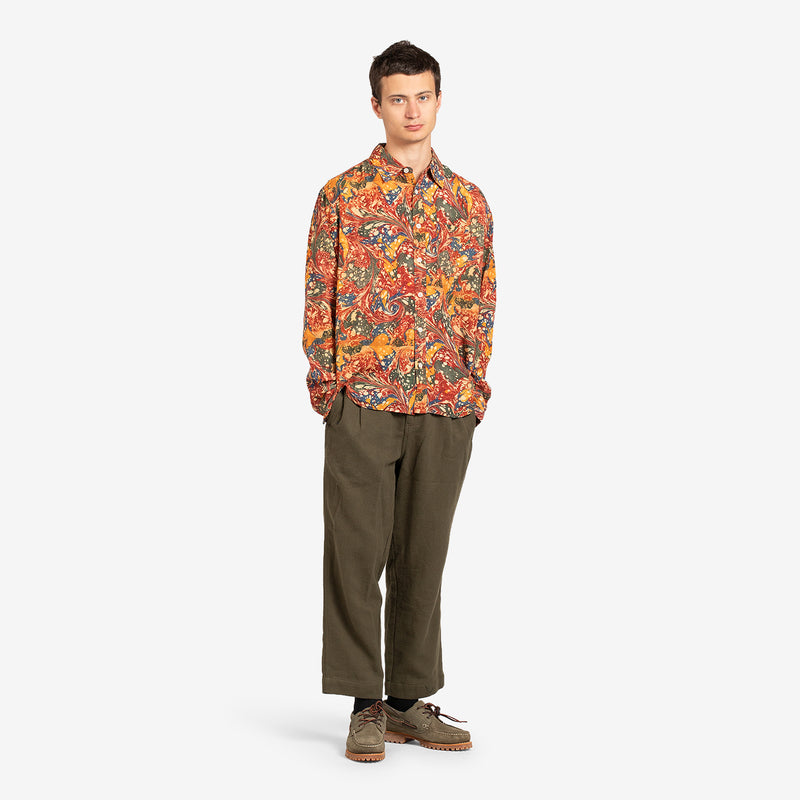 Marbleized Longsleeve Shirt Multi