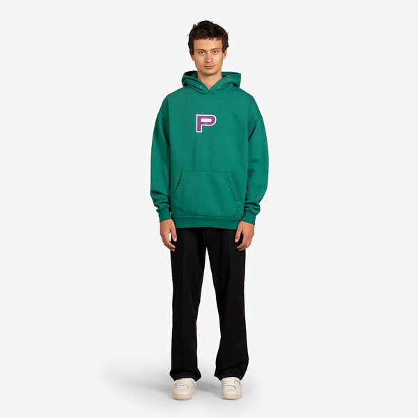 Block "P" Hoodie Dark Green