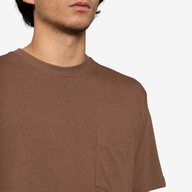 B+ Pocket Tee Brown
