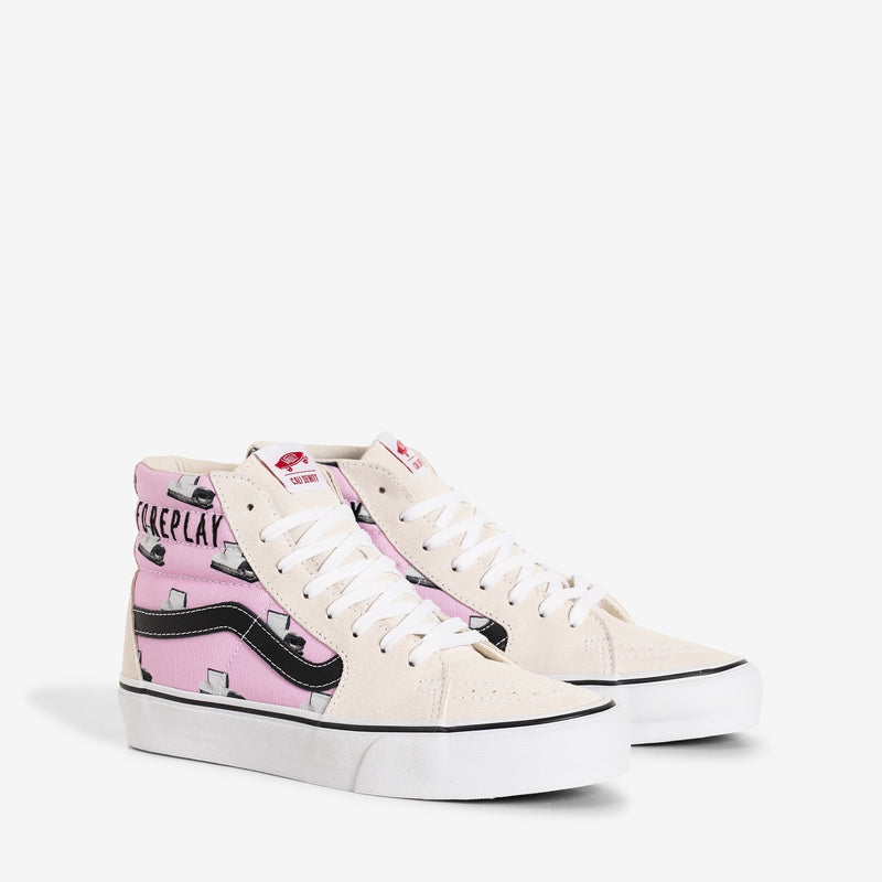Cali Thornhill DeWitt SK8-HI VLT LX Pink | Doomsday Foreplay Footwear