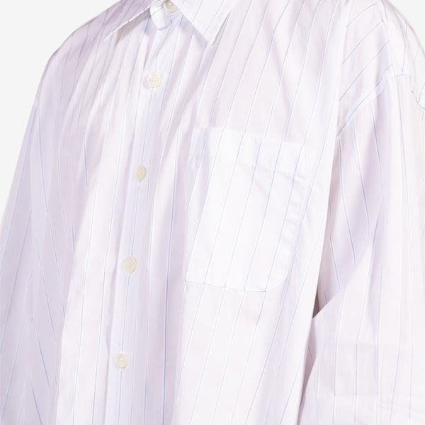 Borrowed Shirt Blue Sapphire Pinstripe